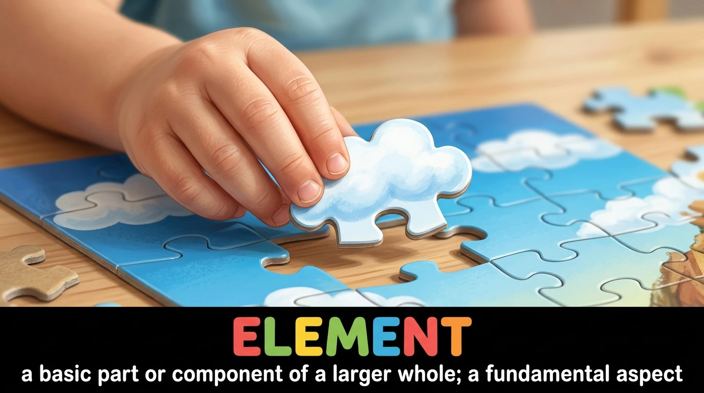 English Illustration for element